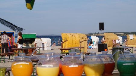 Cocktails beim Beach up
