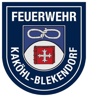 Das Wappen der Feuerwehr Kaköl-Blekendorf