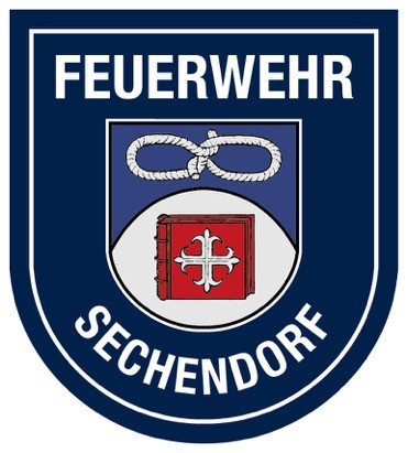 Das Wappen der Feuerwehr Sechendorf