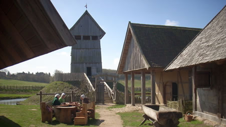 Ansicht der Turmhügelburg Lütjenburg