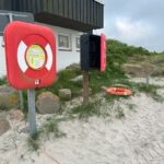 Zerstörter Rettungswesten-Halter