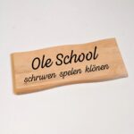 Plattdeutsche Bezeichnung für die alte Schule