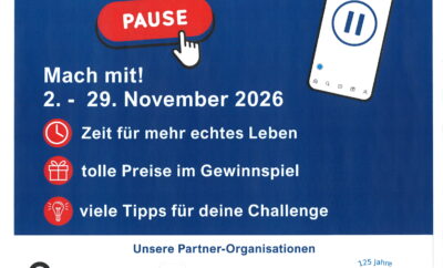 Aktion „Handy-Challenge 2026 – der Kreis Plön klickt auf Pause“