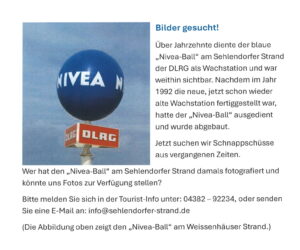 Nivea-Ball mit DLRG-Schriftzug